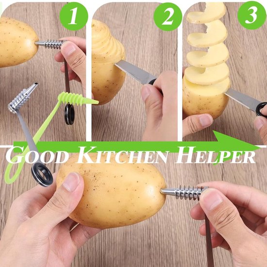 2 Stuks Spiral Slicers voor Groenten en Fruit — afbeelding 2
