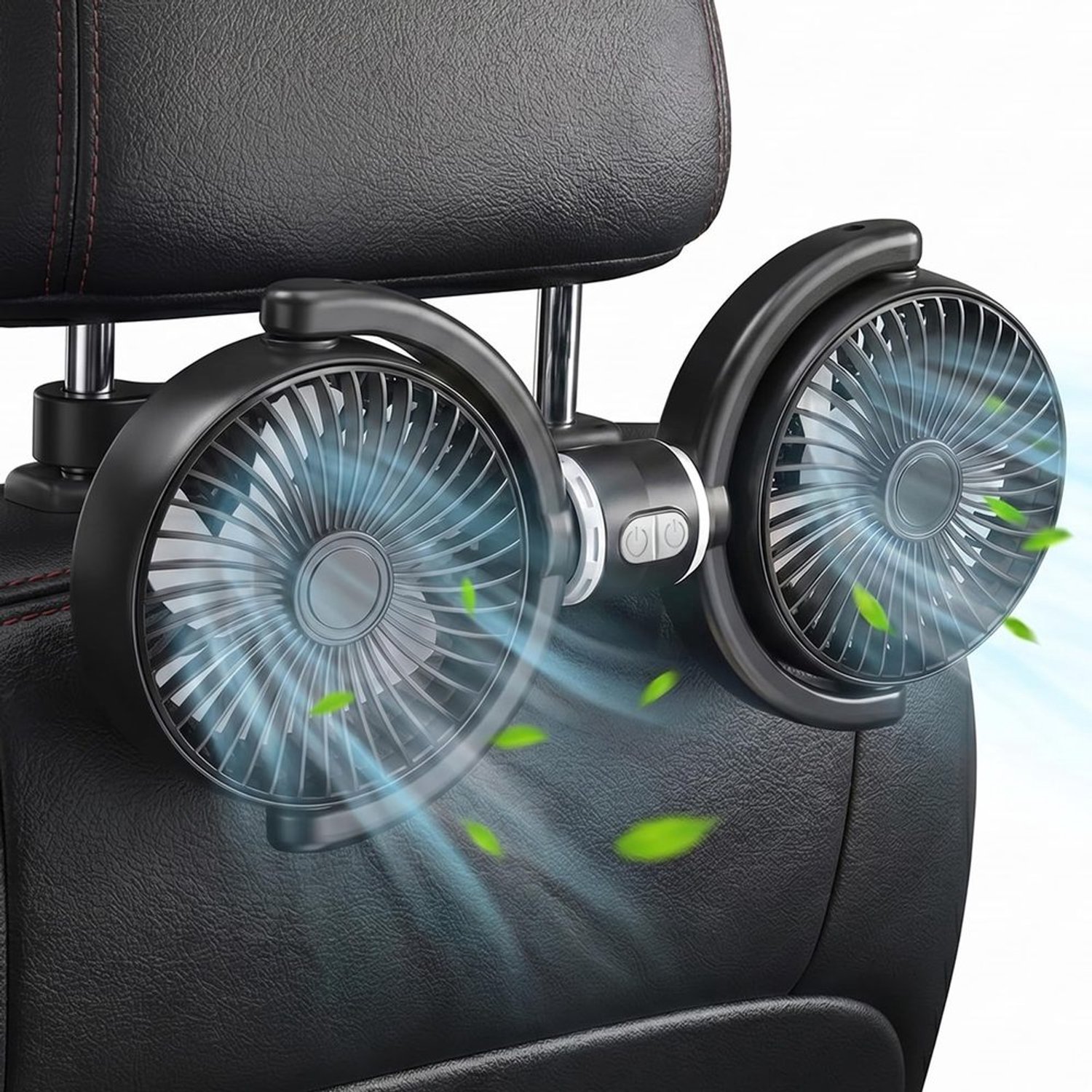 USB Autoventilator voor Achterbank met 3 Snelheden
