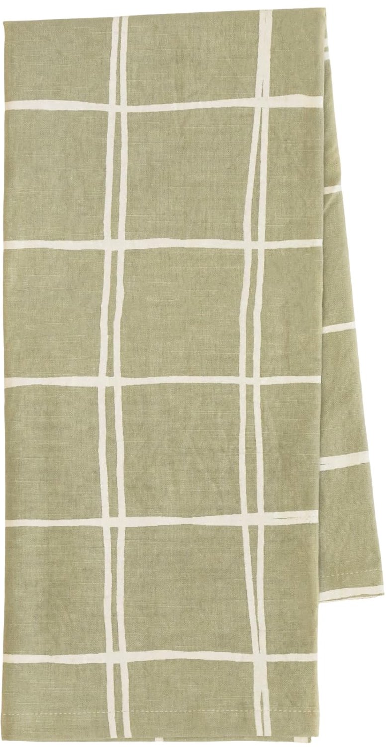 Set van 2 Groene Keuken Handdoeken 50 x 70 cm