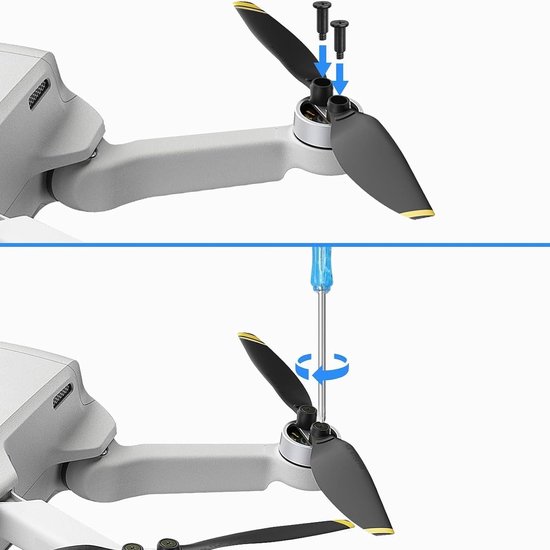 Set van 16 Propellers voor Mini Drones met Laag Geluid — afbeelding 3