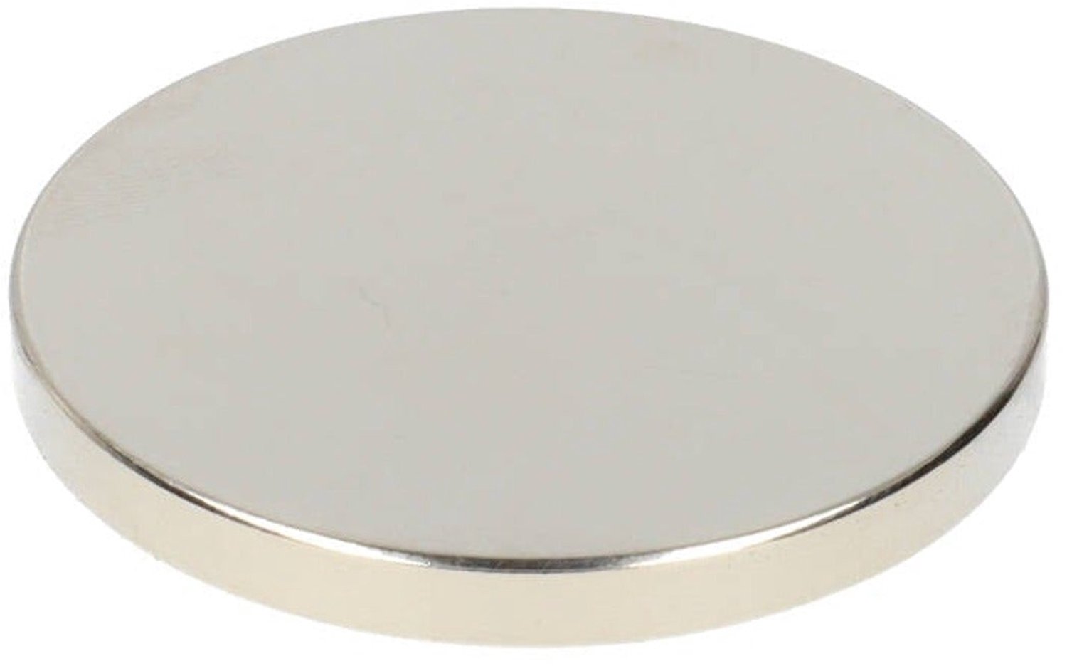 Neodymium Schijfmagneet Ø50 x 5 mm N48 NiCuNi
