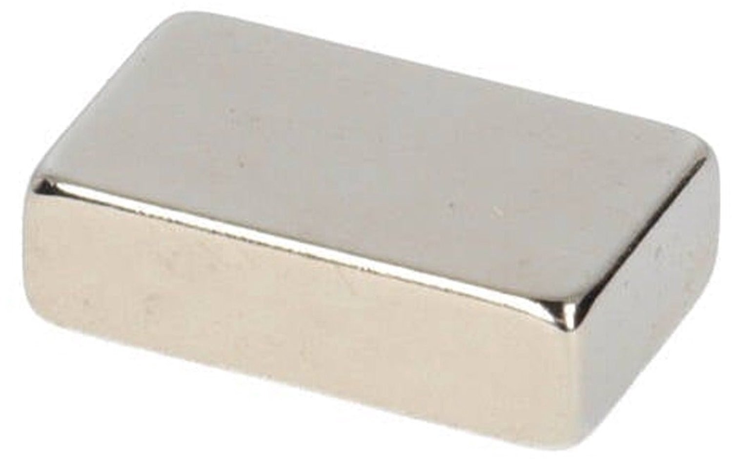 Neodymium Blokmagneet 20 x 12 x 6 mm N45 NiCuNi – 5 stuks