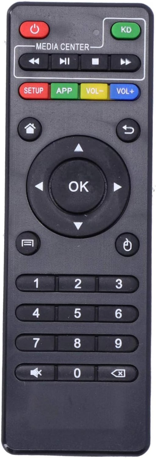 TV Box Afstandsbediening - Draagbaar - Slijtvast ABS - Gemakkelijke toegang zonder programmeren - Vemera