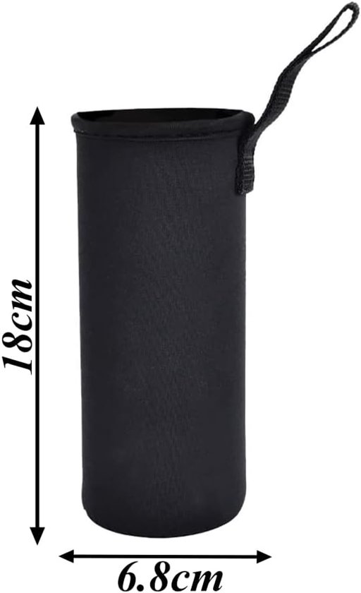 Waterfles Thermo-Sleeve Geïsoleerde Neopreen Flessenhoes, Glazen Flessenzak Thermische Zakken - Luxento — afbeelding 3