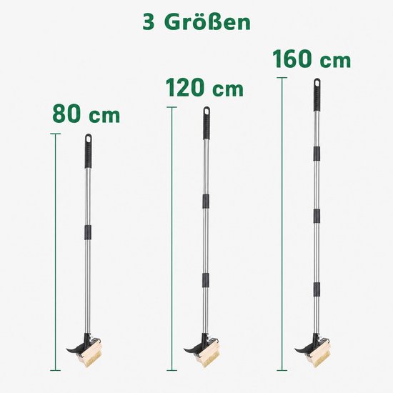 Onkruidborstel met Lange Steel, Set van 2 — afbeelding 5