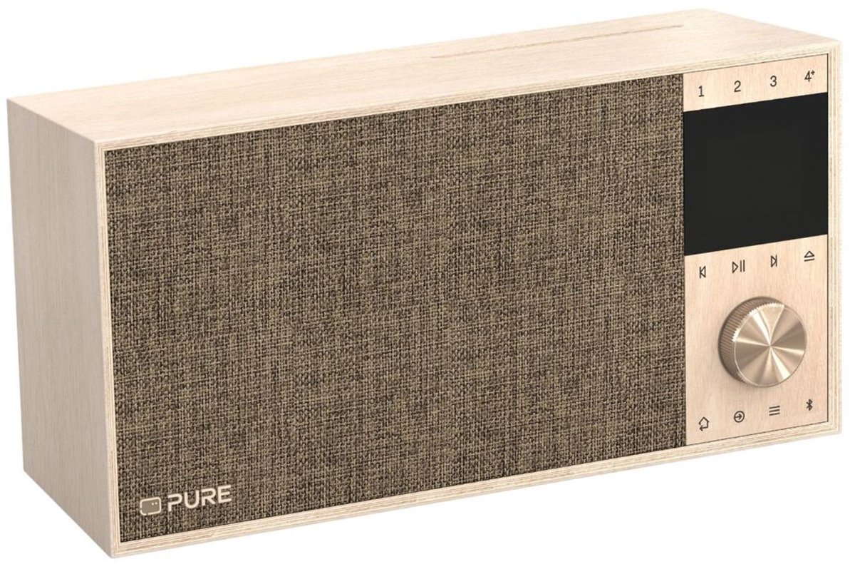 Pure Evoke Home II - Jouw prachtig vormgegeven alles-in-één muzieksysteem met cd-speler, Berken