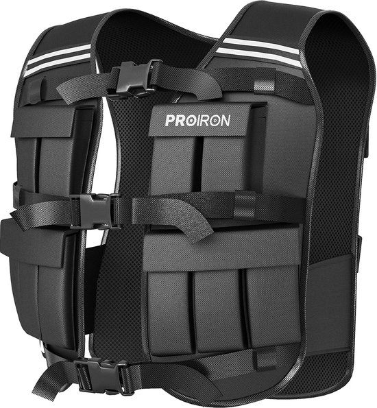 Gewogen vest 10 kg/20 kg - volledig verstelbaar - gewichtsvest voor mannen en vrouwen - lichaamsgewicht vest voor training - hardlopen en wandelen - boksen en krachttraining - fitness en cardio. gewichtsvest