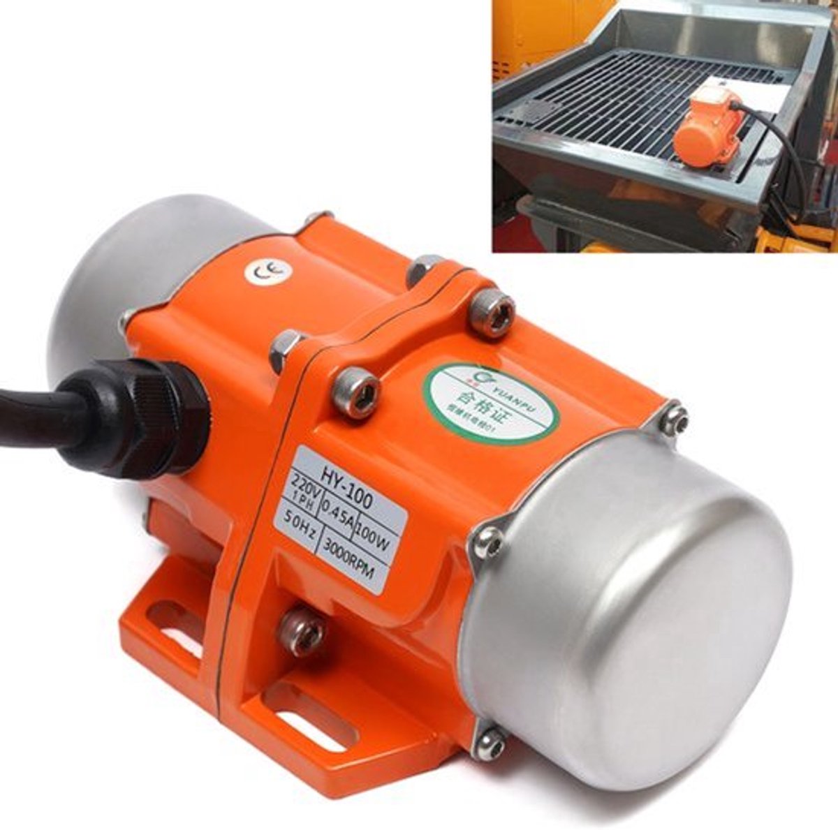 Trillingsmotor - 100 W 220 V - 3000 RPM - Koper Aluminiumlegering - Mijnbouw Metallurgie - Asynchrone Motor
