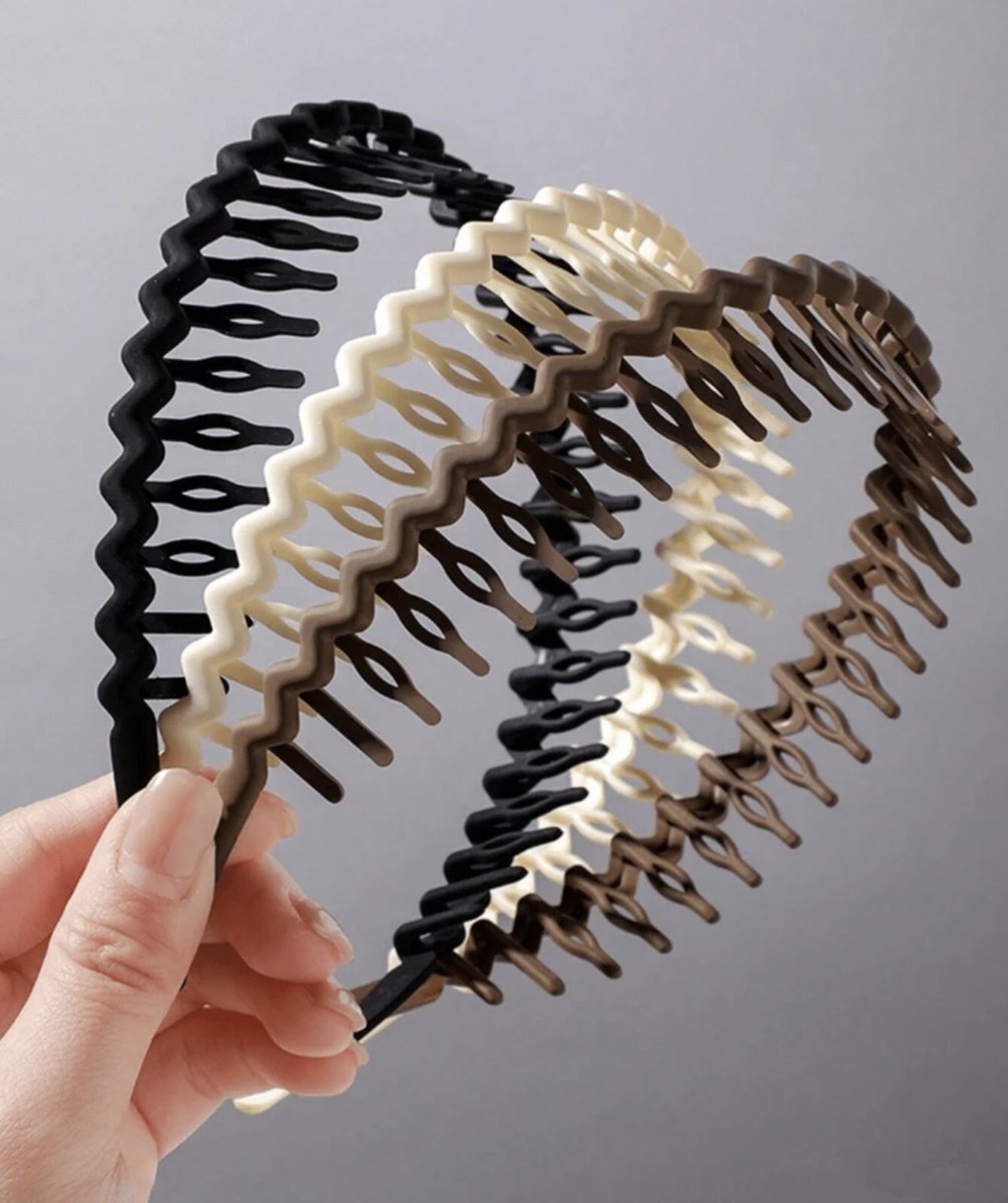 Haarband - 3 haarbanden - harde haarbanden - meerkleurige haarbanden - 3 stuks - 3 stuks haarbanden - 3-pack haarbanden - haarband