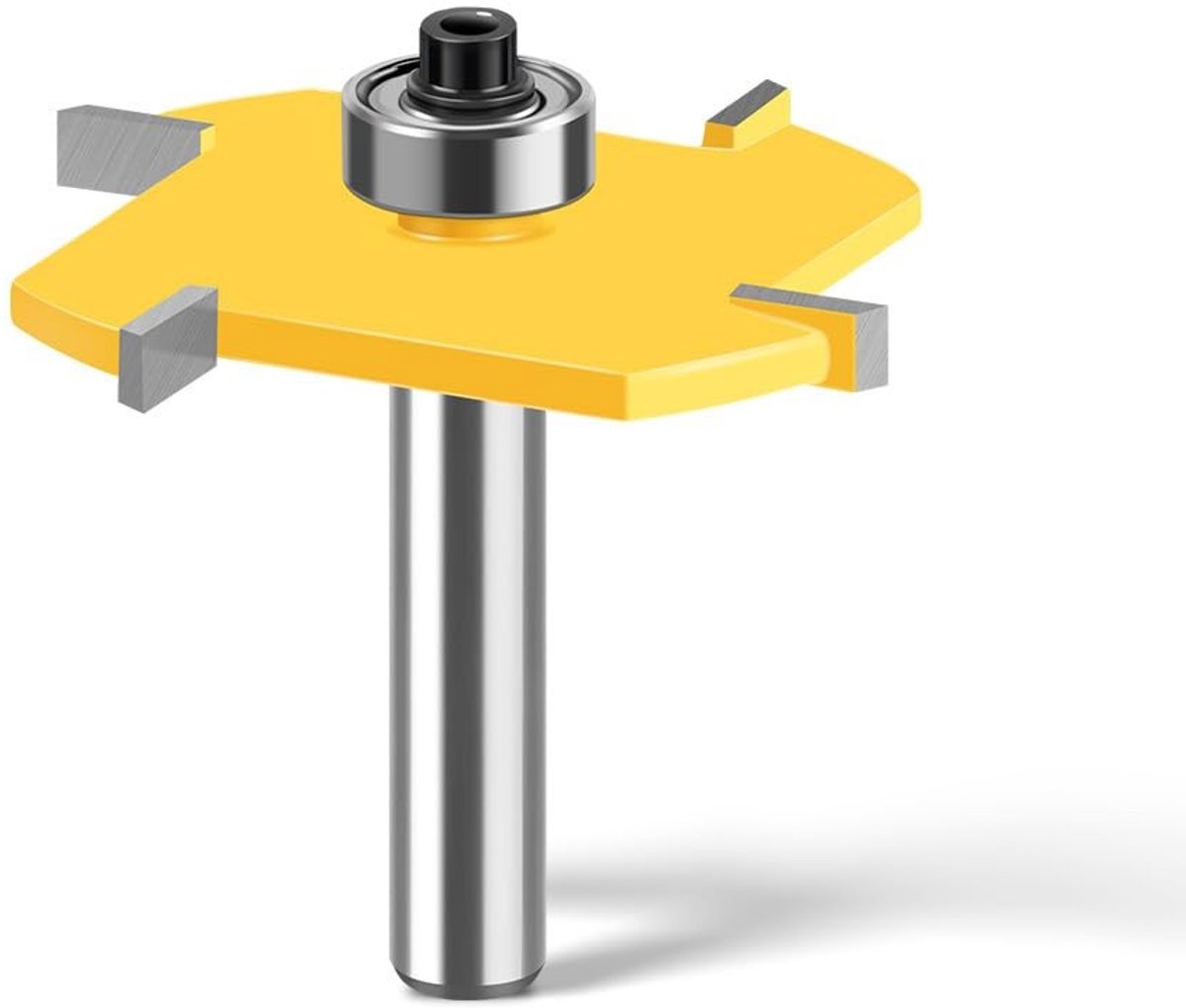 Groove Cutter met 8mm Shank voor Freesmachine - 2 Inch Diameter en 4mm Snijdiepte voor Precisiewerk