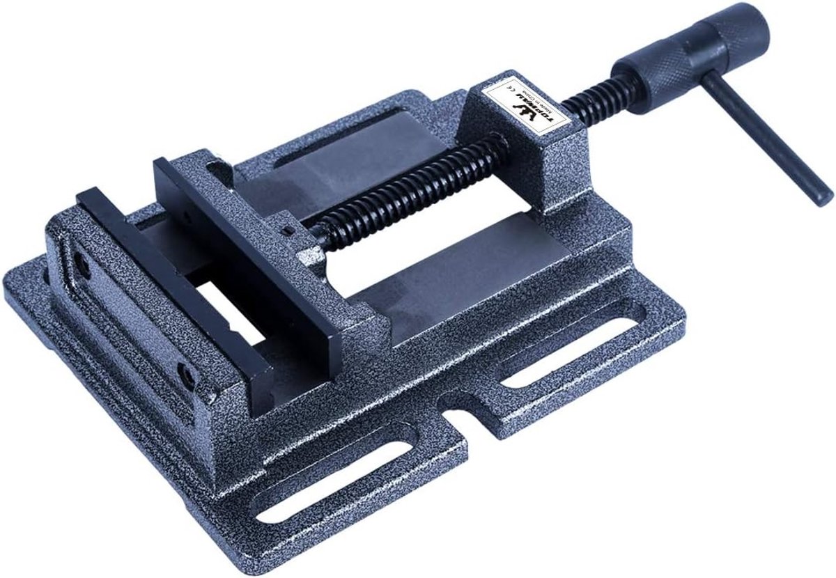 Machineklem - Grijs - 100 mm - Gietijzeren Persboor Bankschroef - Voor Kolomboormachines