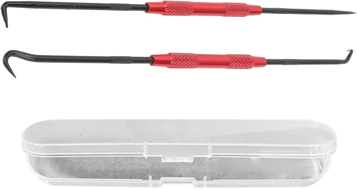 Haak- en Pincet Gereedschap Set met Clip Verwijder Tool en O-Ring Verwijderaar, Carbon Staal, Voor Precisiewerk en Reparaties