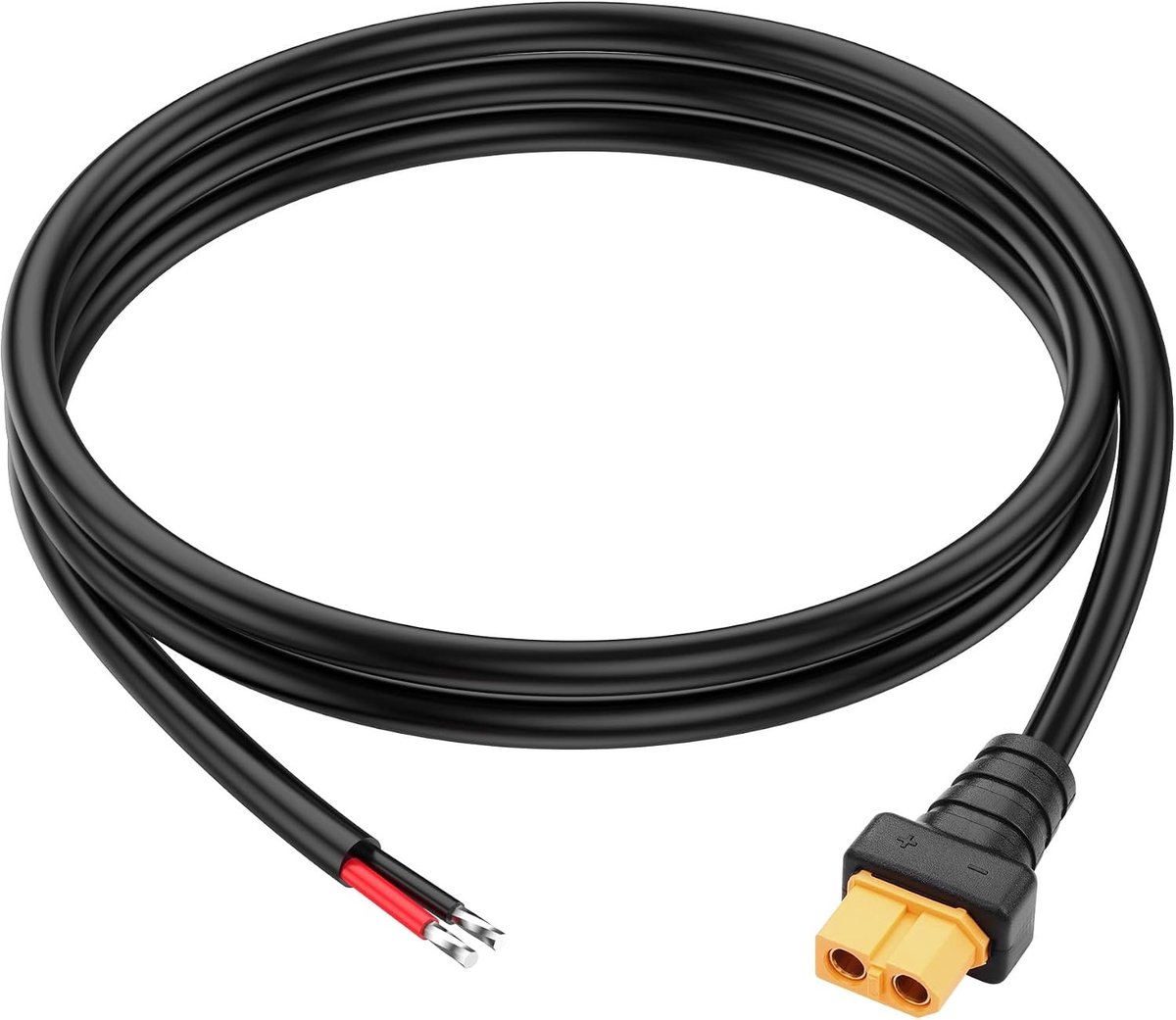 Stroomkabel met XT60 vrouwelijke connector, 2 x 1,5 mm² voor drones, RC voertuigen en zonnepanelen (1 m)