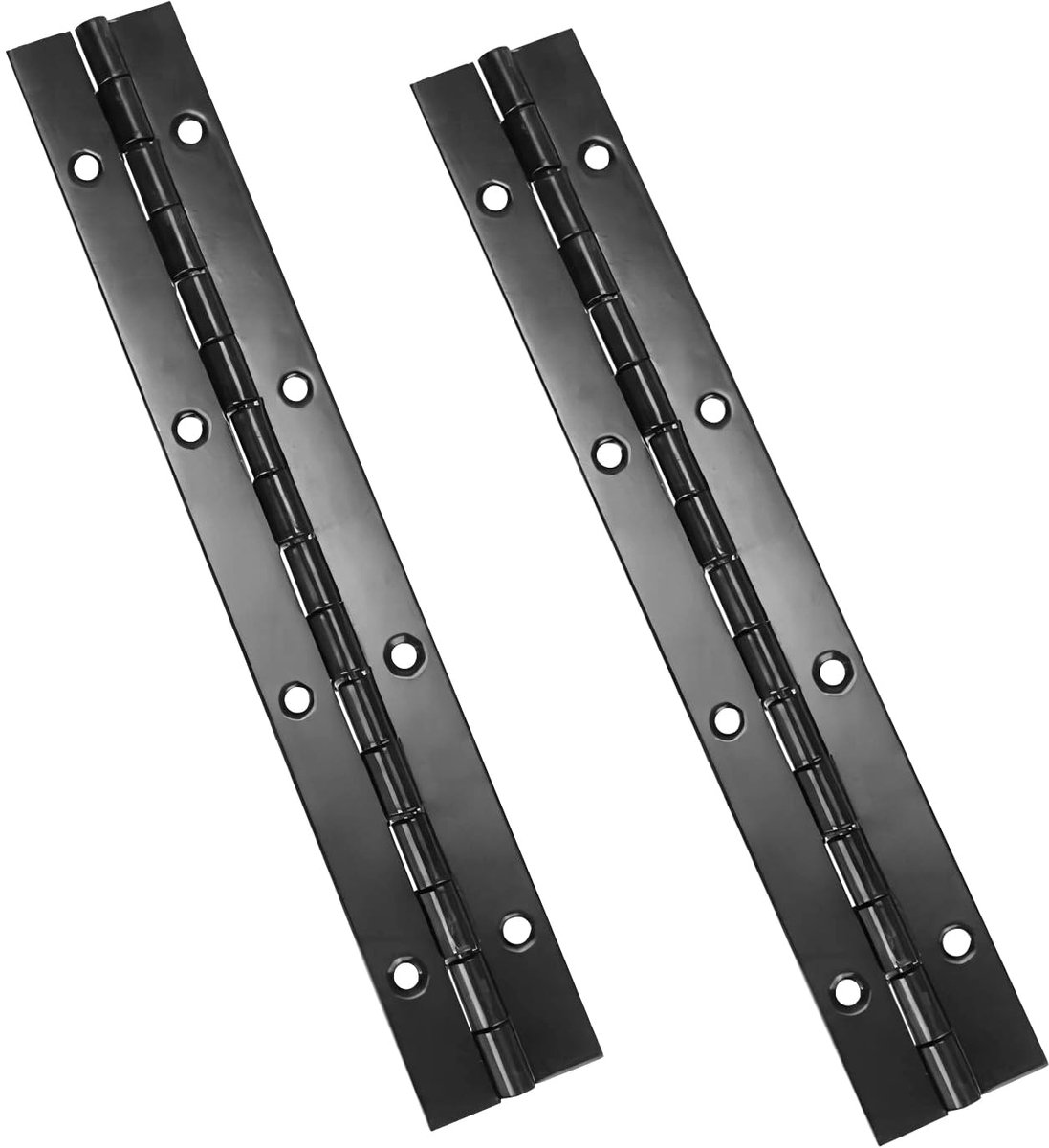 2 Stuks Pianoscharnier - Zwaarbelastbaar RVS - Voor bootkasten, piano's en kastdeuren - 200 mm (8 inch)