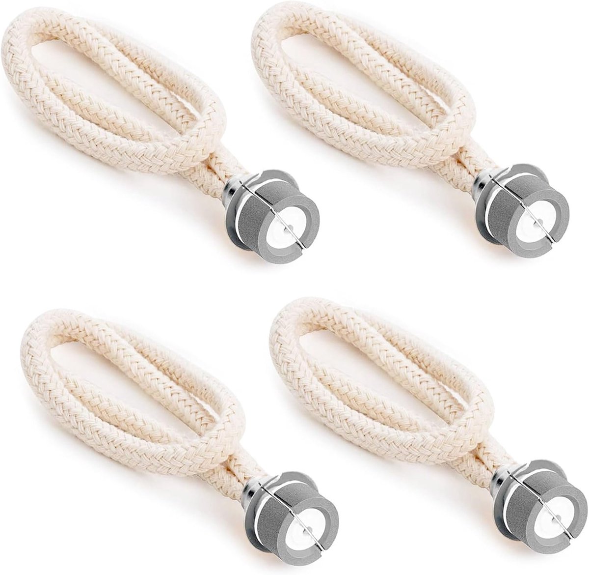 Zilveren - 4 stuks geurlamplont voor lamp - accessoires voor het verbeteren van de lucht in de kamer, aromatherapie - 14x1.3 cm