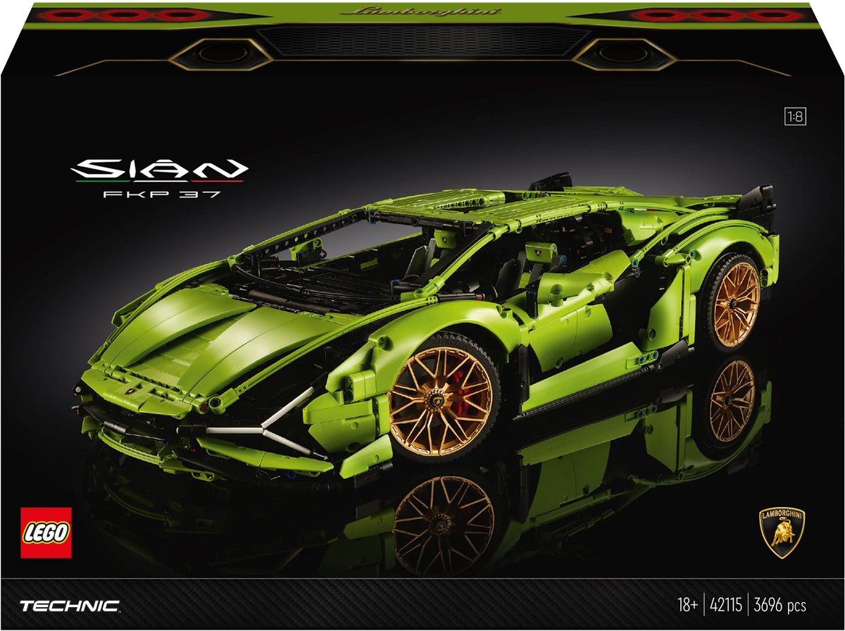Bol.com LEGO Technic Lamborghini Sián FKP 37 42115 aanbieding