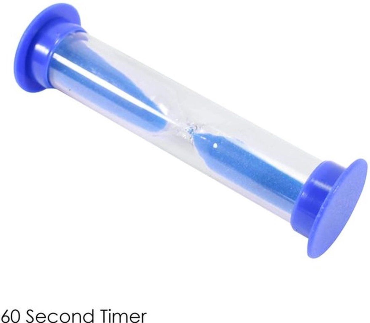 60 Seconden Blauwe Zand Timer – Tandpoets Timer & Kook Timer