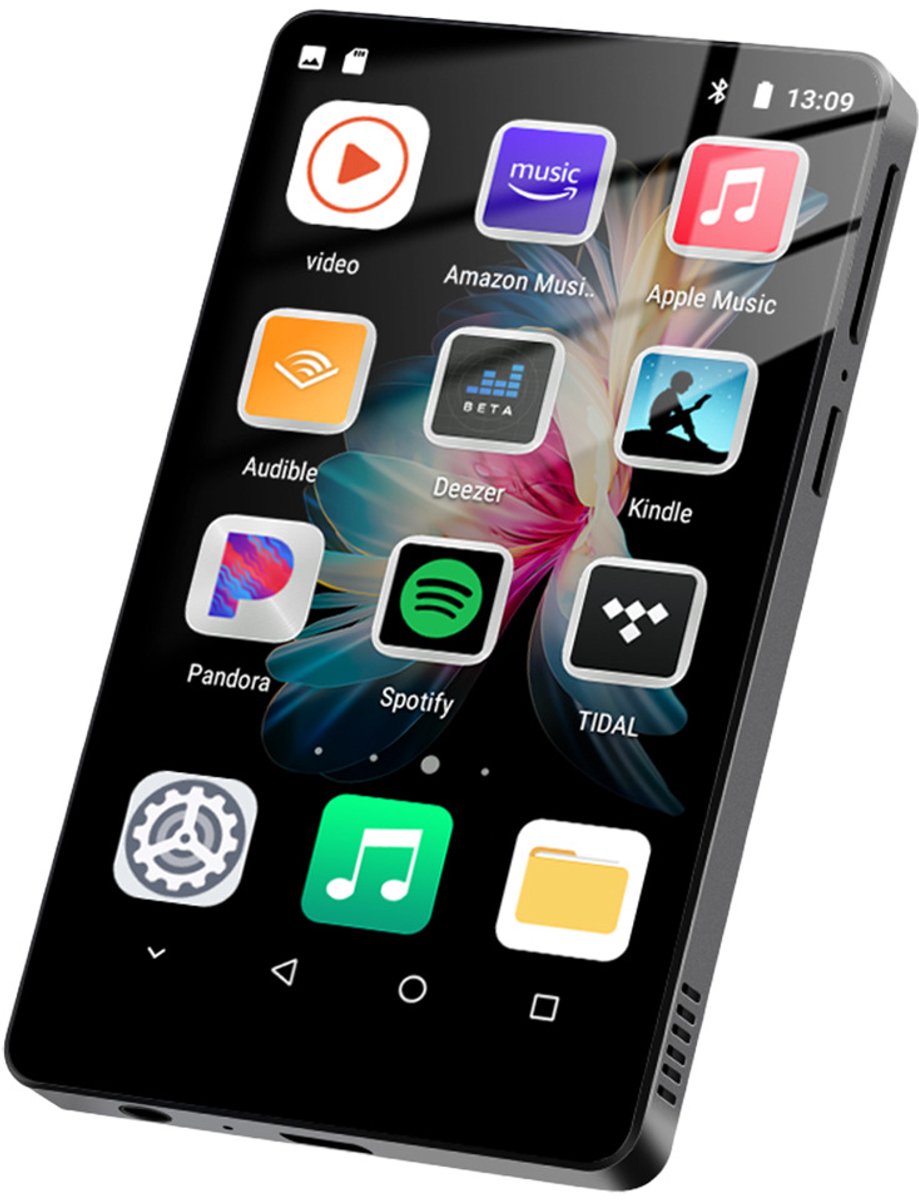 Geschikt voor Android 8.1 WiFi MP3 MP4 MP5-speler 4.0 "volledig touchscreen BT5.0 Meertalige 1080p videomuziekspeler