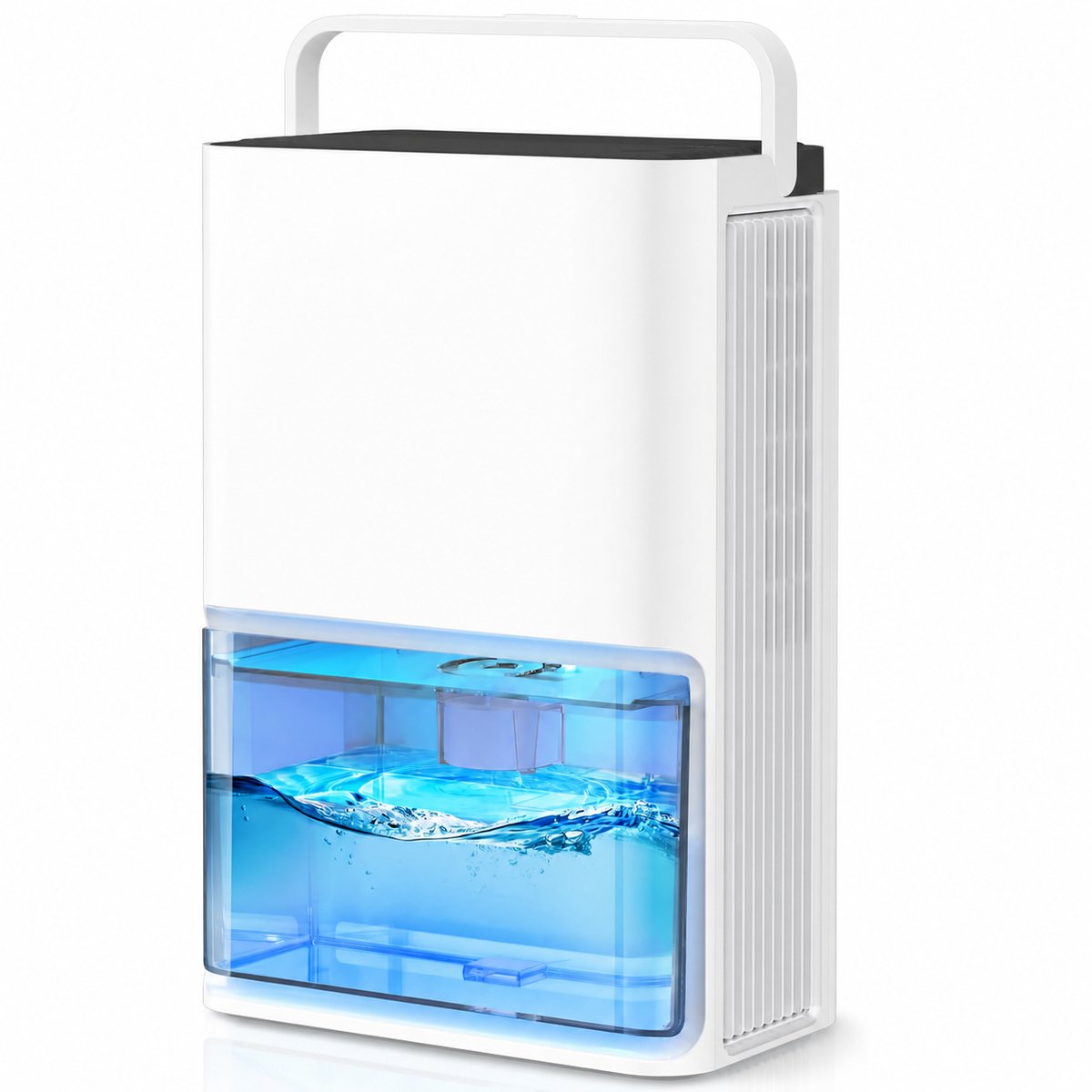 Luchtontvochtiger Stil & Energiezuinig, 2L Waterreservoir, 3 Standen, 650 ml/Day, LED Nachtlicht