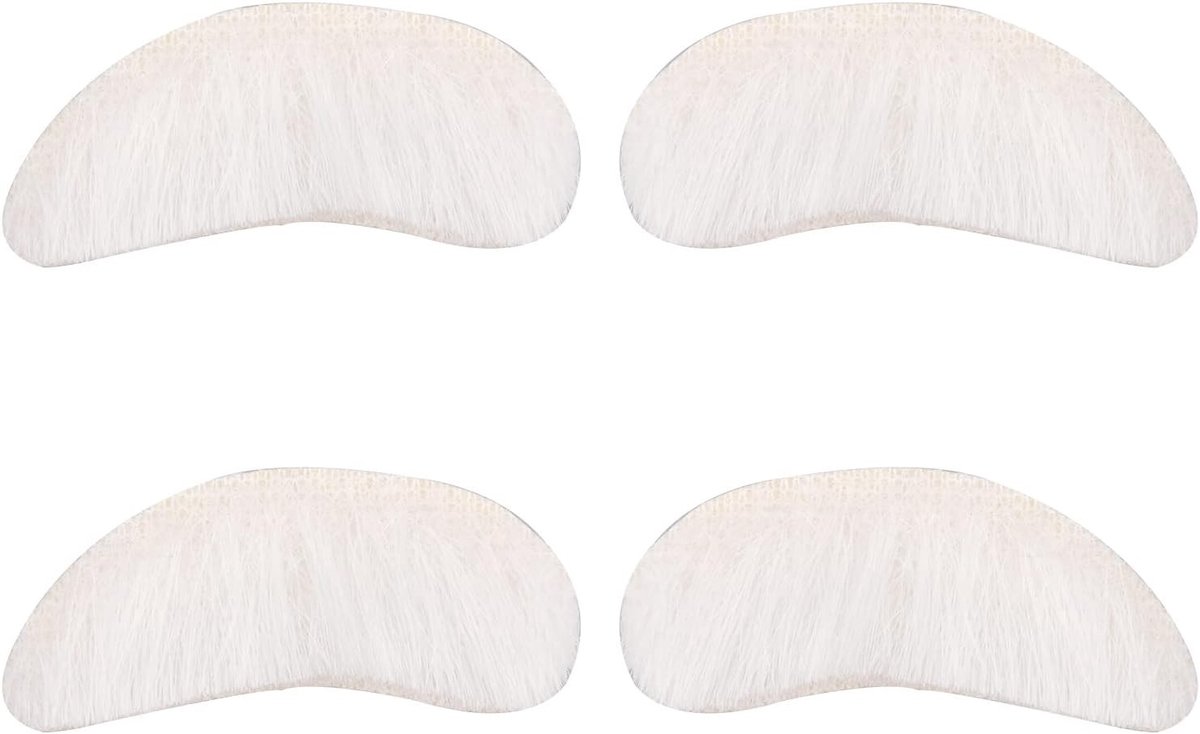 2 Pairs Zelfklevende Nepwimpers voor Kerstman Kostuum - Grappige Accessoire voor Cosplay en Feestjes