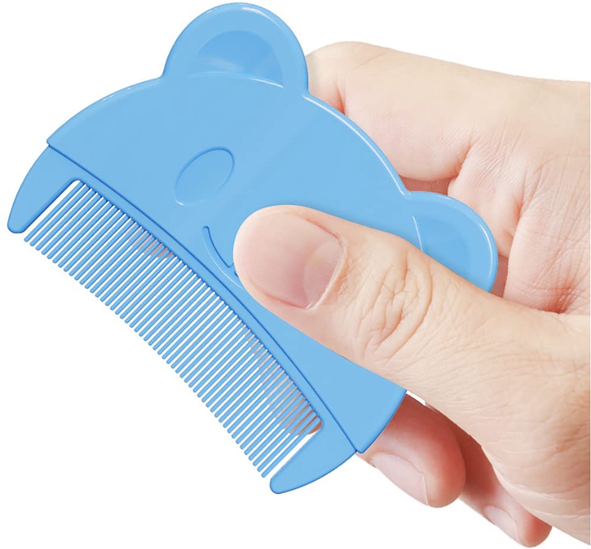 2 stuks‑baby shampoo borstel‑reinigt hoofdhuid bij baby‑vlinderdas‑zachte borstel‑makkelijk schoon te maken‑5,2x7,2cm‑blauw