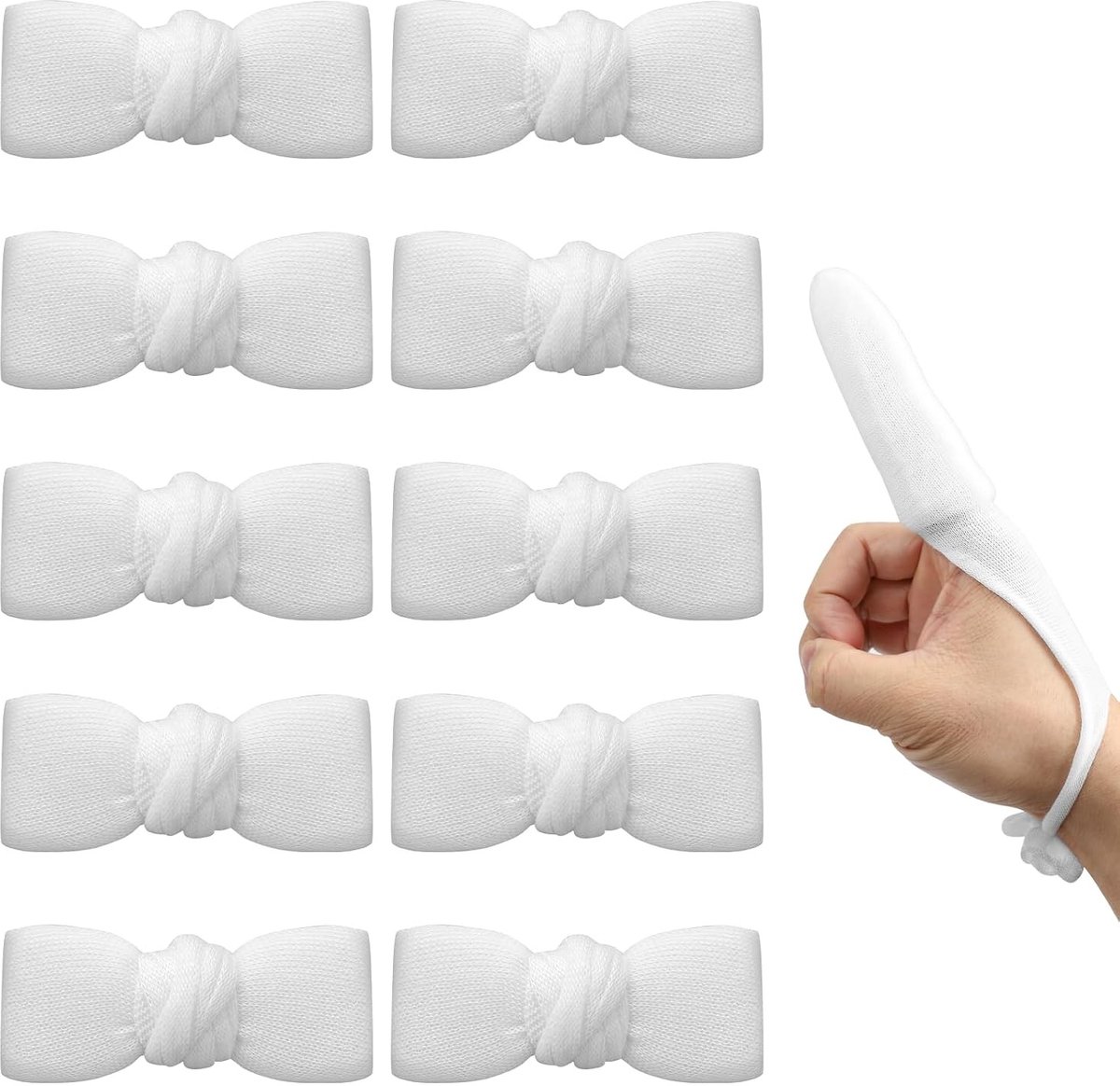 Vingerbandages voor Wondbescherming - Elastische Tubebandages voor Snel Herstel en Comfortabel Gebruik - 10 Stuks