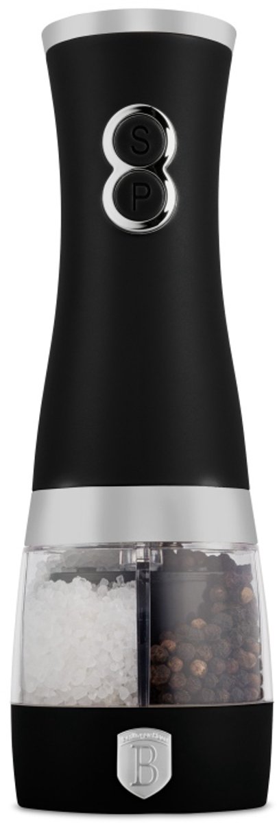 Elektrische peper- en zoutmolen 2-in-1 uit de Matte Black-collectie