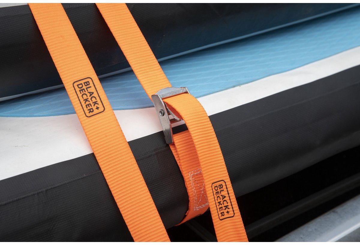 BLACK+DECKER Spanband met Ratel - Sjorband - Draagcapaciteit tot 100 KG - 1 x 5 M