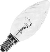 Kaarslamp gedraaid ECO helder 11W (vervangt 15W) kleine fitting E14