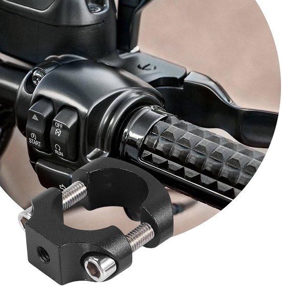 universele stuurhouder, 22 mm, 7/8 inch, motorfiets, koplamphouder, 80, vaste, stuur, buisklem voor café, chopper — afbeelding 2
