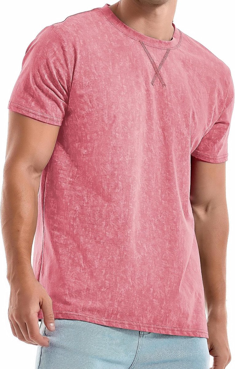 Heren T-shirt, Hoogwaardig T-shirt, Effen T-shirt, Mode T-Shirt