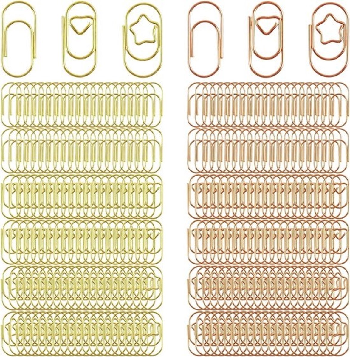 300 Stuks Decoratieve Metalen Deze & Hartvormige Briefopeners