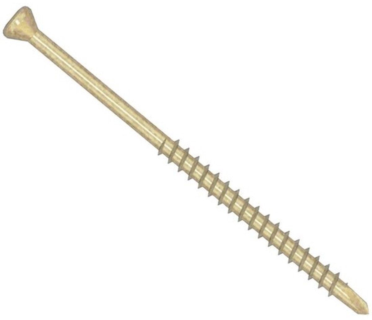 Vloerschroeven 3.2 x 40 mm - Geel Verchroomd, TX10, Pack 1000 stuks