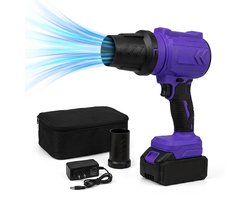 Accu Bladblazer - luchtsnelheid 350 km/u - Borstelloze Bladblazer - - Draagbare Stofblazer - voor Bladeren en Tuinafval, Auto