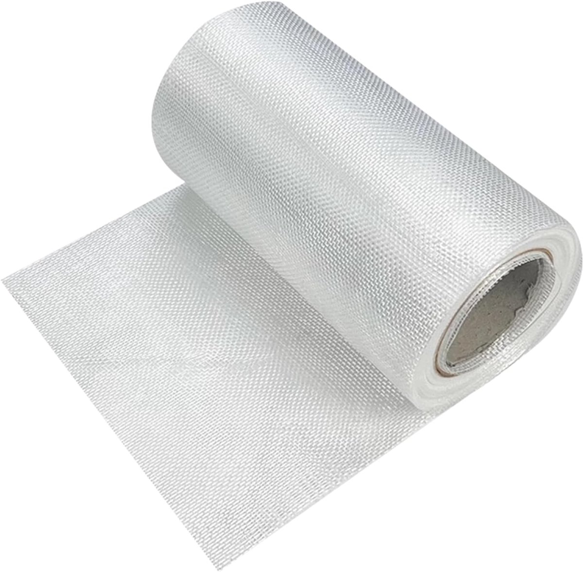 Warmte-Isolatie Glasvezeldoek Platgeweven Glasvezeldoekrol voor Gezamenlijke Reparatie,Versterking,Harsverzadiging,Hittebestendigheid,Isolatie(Size:50cmx50m,Color:National standard:12x12)
