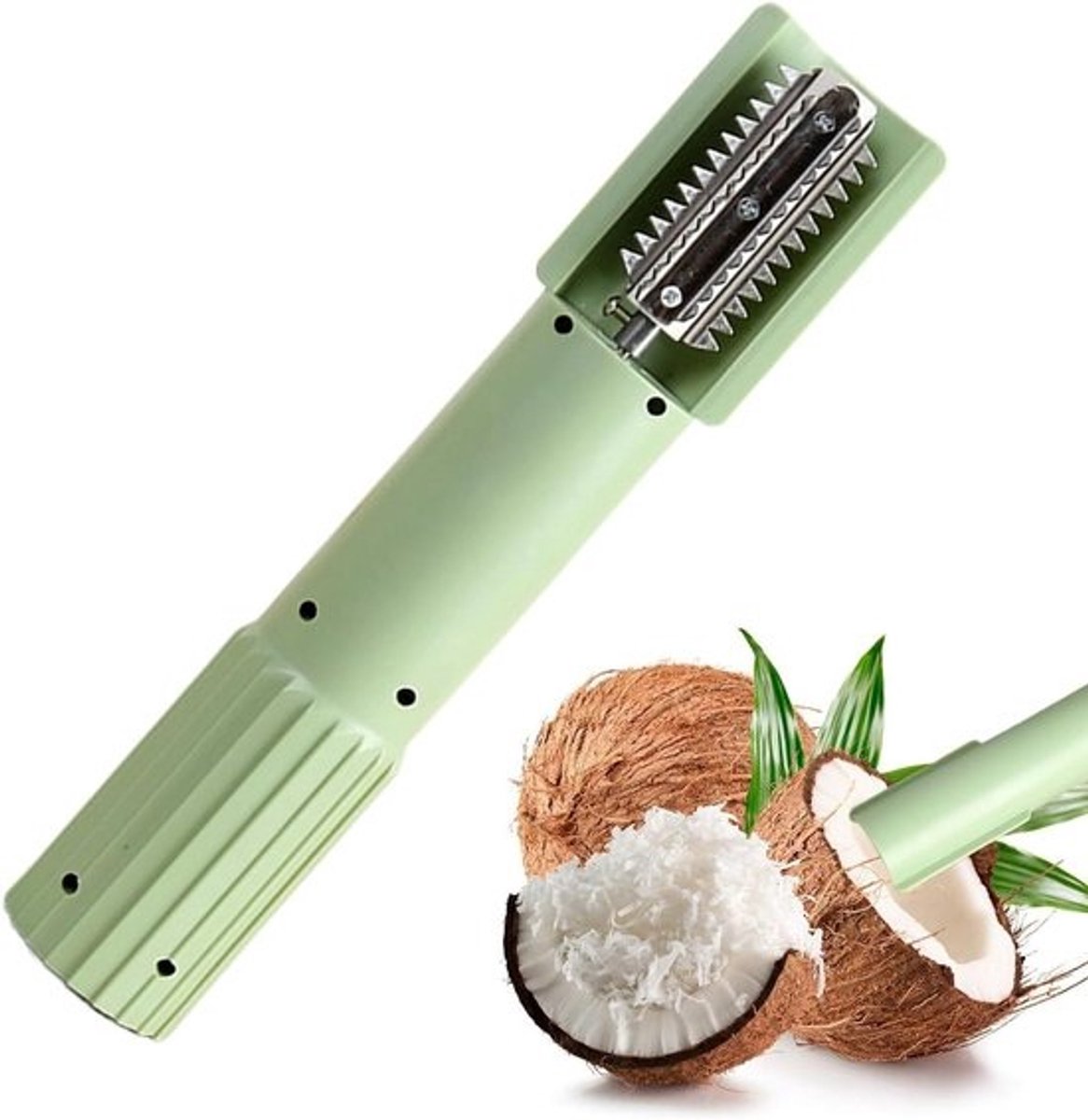 Elektrische Rasp - Keukenapparaat Hakmolen - Groente Fruit Snijden - Draagbaar Automatisch - 24.5 x 4.5 cm - Groen