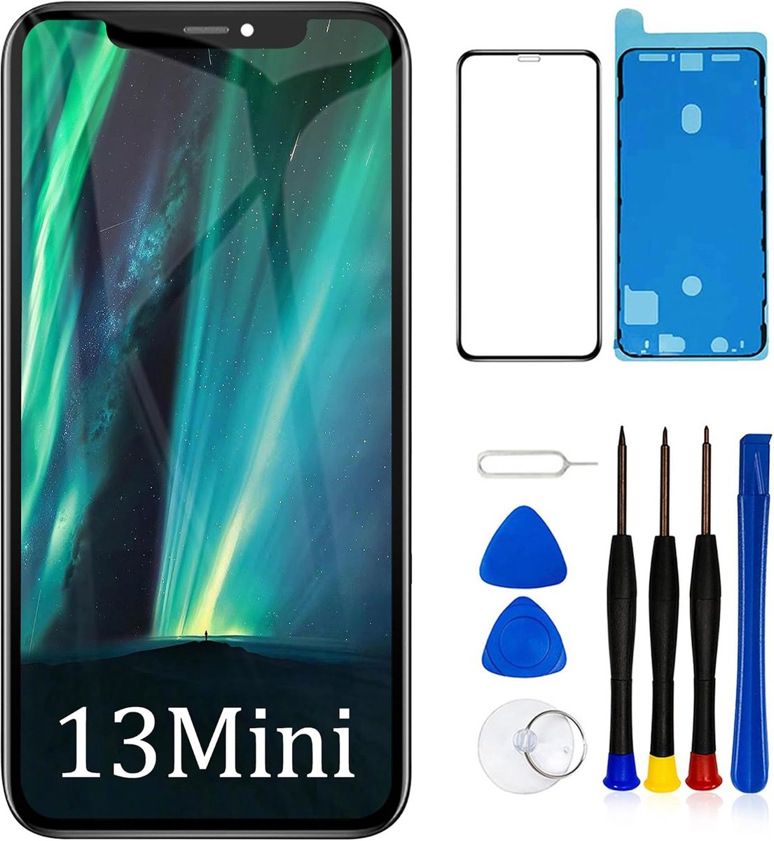iPhone 13 Mini 5,4 inch LCD-scherm vervanging touchscreen digitizer montage met gereedschap voor de montage van het frame