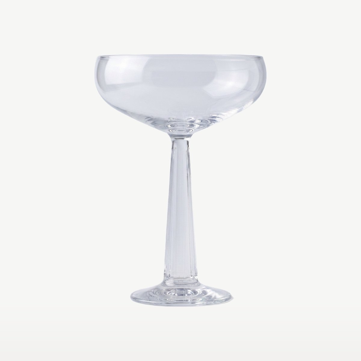 NUDE Glass Champagnecoupes 23,5 cl / 235 ml | Set van 6 Stuks | Champagneglazen voor Champagne en Cocktails | Glas | Vaatwasserbestendig