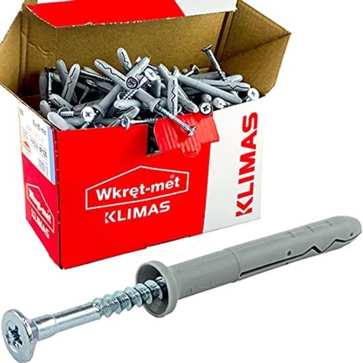 Slagpluggen 8 x 100 mm - 100 Stuks voor Betrouwbare Bevestiging