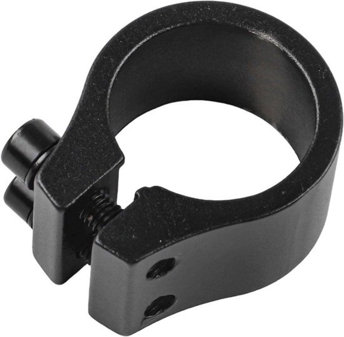 Zadelpenklem - Fietszadel Klem - Fiets Zadel - Ultralicht Aluminium - 349 mm - Zwart