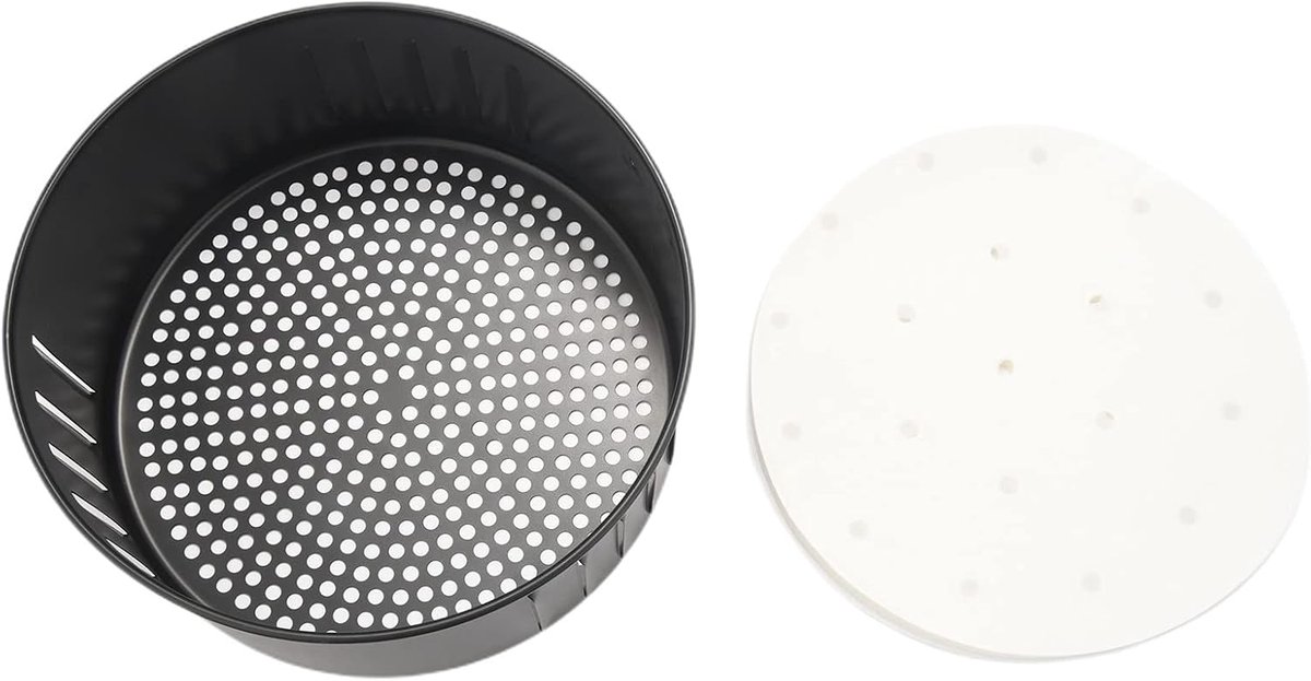 Airfryermand, voor alle luchtfriteuse, oven, accessoires voor airfryer, accessoires voor friteuse, anti-aanbaklaag, 3,5 l