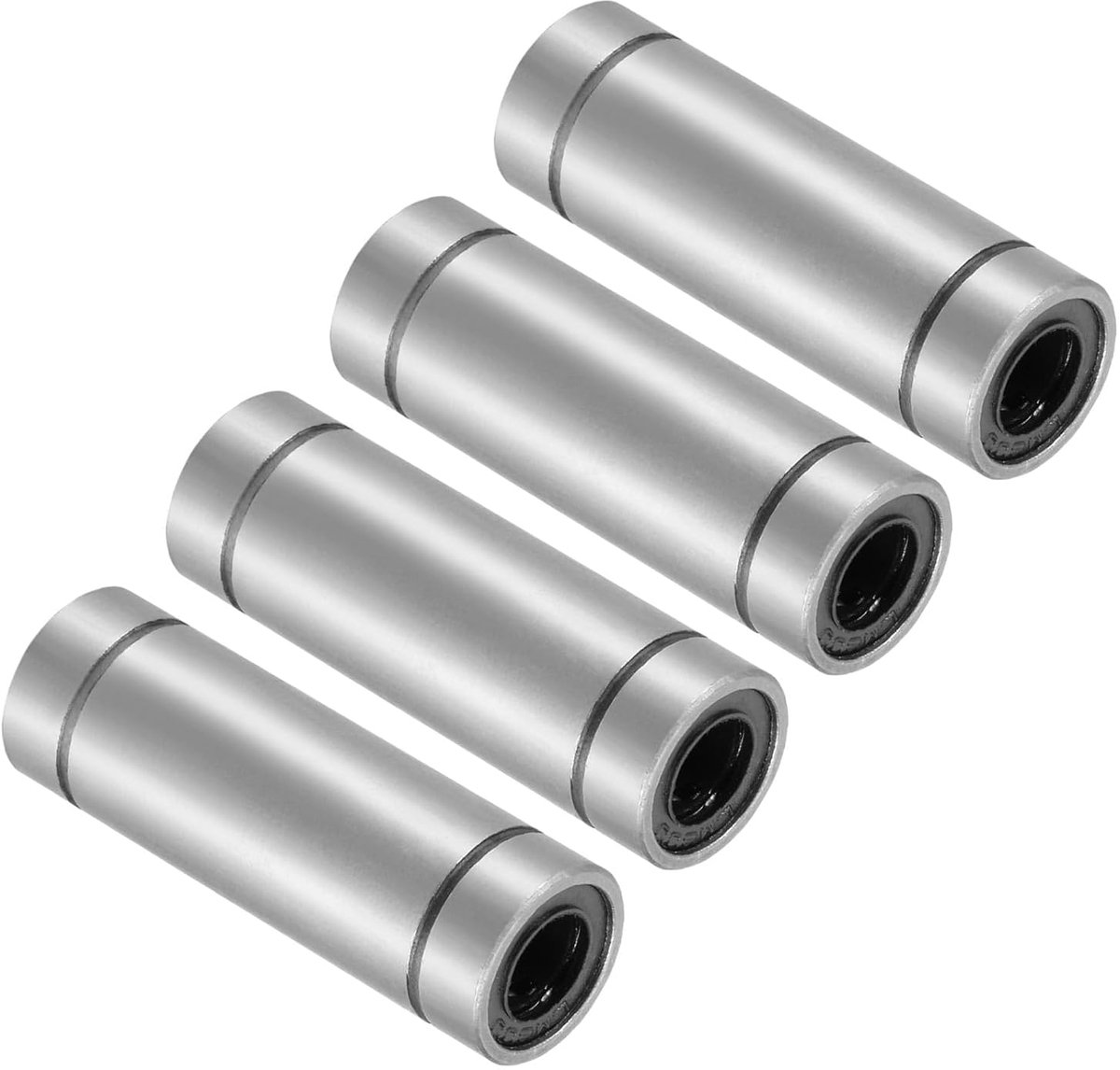 Lineaire lagers, 4 stuks, 8 mm x 15 mm x 45 mm, stalen lineaire weglagers voor CNC-machines en verpakkingstoestellen, gebruik in 3D-printers