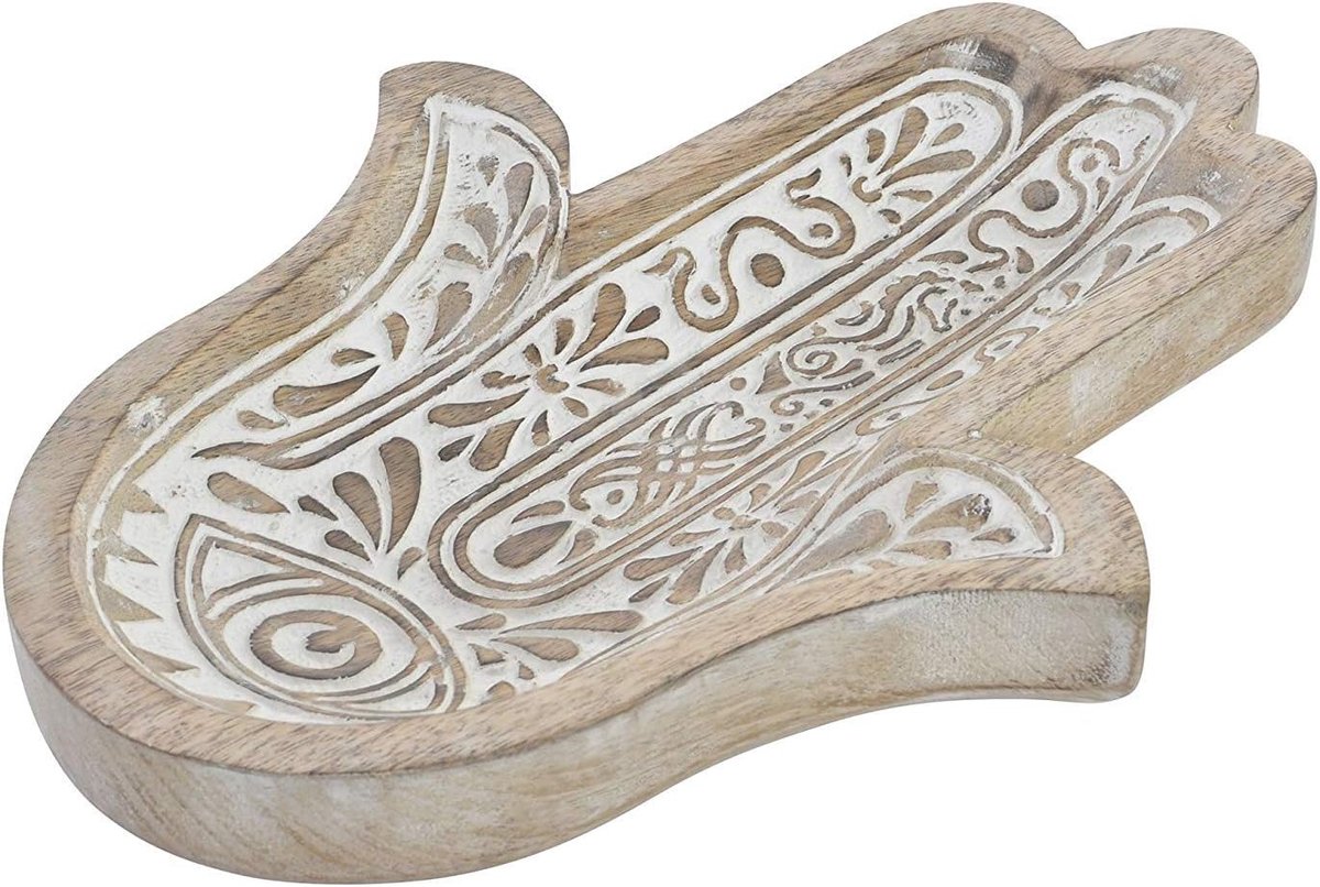 Houten handvat Hamsa Decape