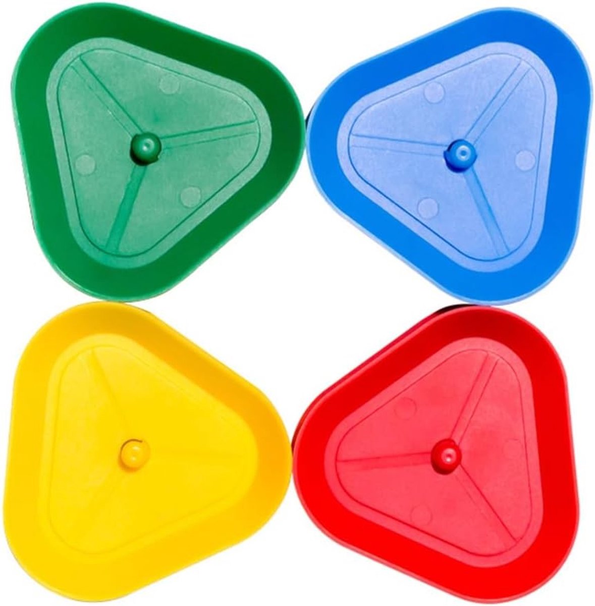 Handvrije Triangle Speelkaartenhouder voor Kinderen - Set van 4, Ideaal voor Groepen, Spelletjes en Kaartspellen