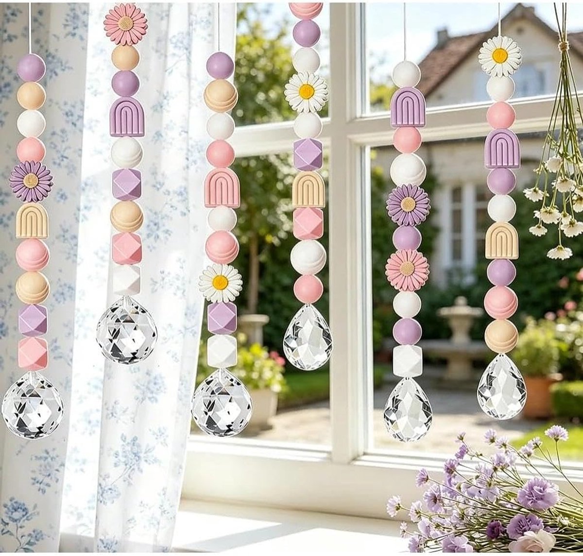 Zonnevanger knutselset kristal voor raamdecoratie | Suncatcher Zonnevanger Knutselen Lichtvanger Kristal Zonnevanger Raamdecoratie DIY Kristallen Hanger