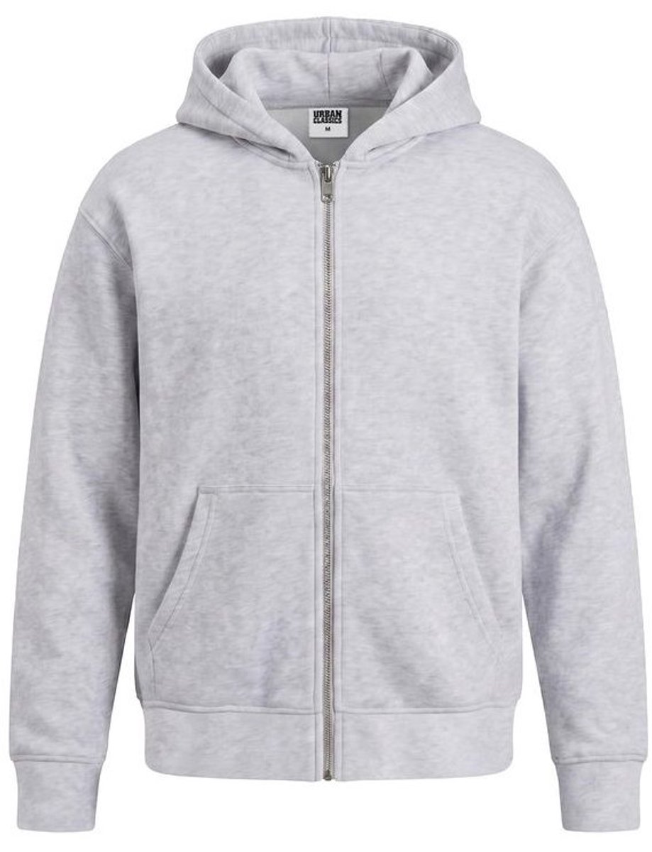 Urban Classics Zip-hoodie Heavy Scuba Hoody TB8592 Lightgrey