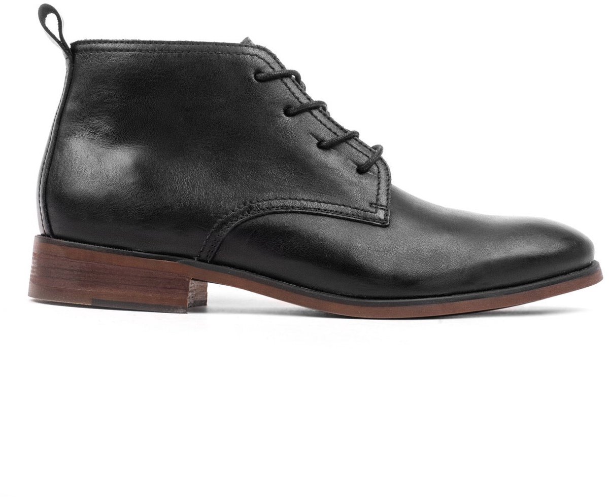 Omnio baker derby boots zwart leer
