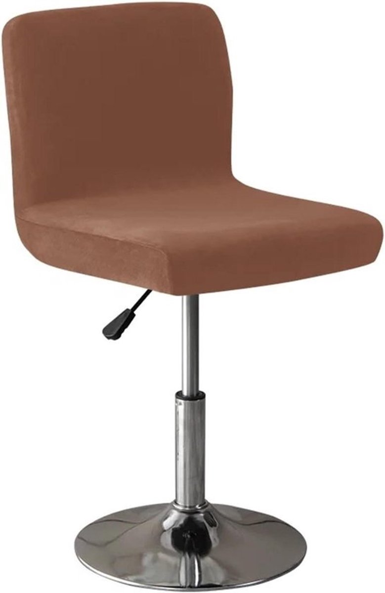 Stoelhoezen - Barkrukhoezen - Stoelen Vernieuwen - Zachte Pluche Stof - Universele Maat - Blauw