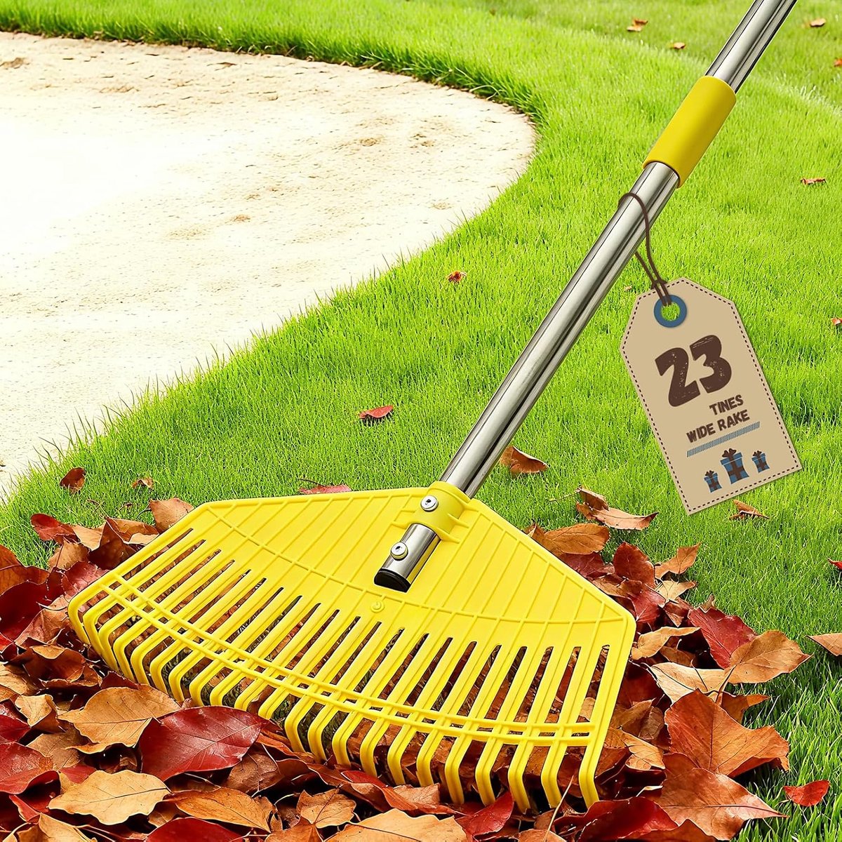 Rake, 4FT, Geel