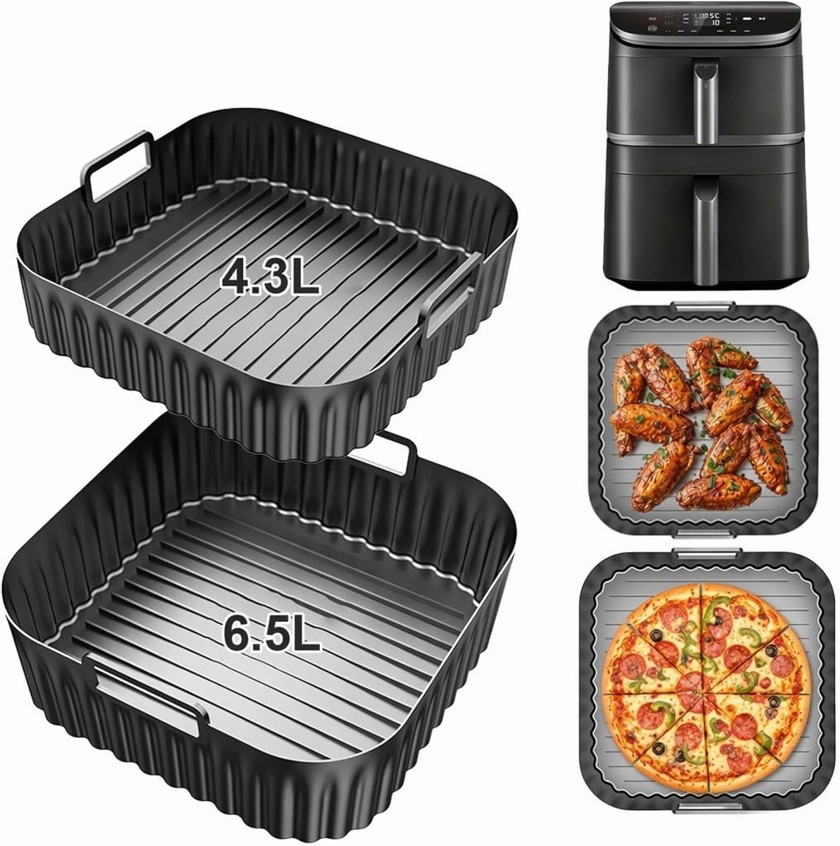 Siliconenvorm voor Cosori Turbo Tower/Pro/Smart